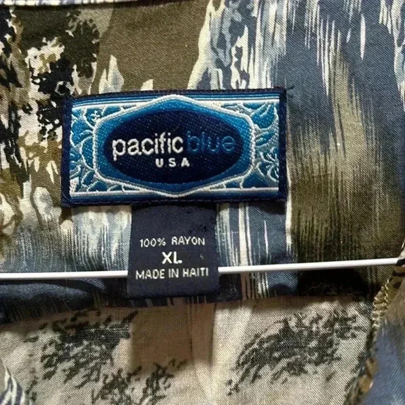 Pacific blue men’s shirt size XL - Picture 2 of 6